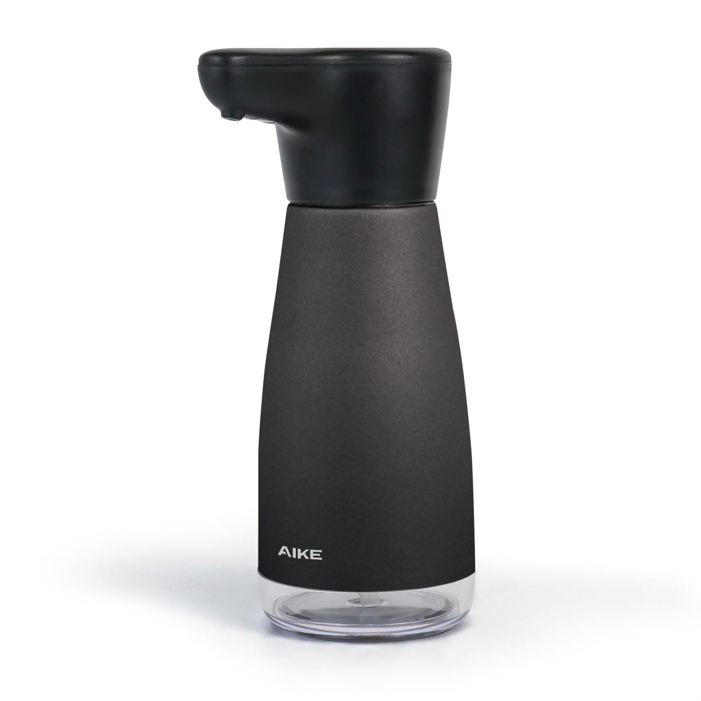 AIKE Magnetic Charging Waterproof Automatic Soap Dispenser for Liquid Soap Anti-Fingerprint Black Coating 14fl.oz. Model AK1337
