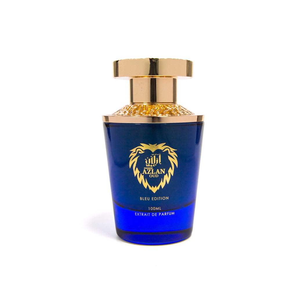 Al Haramain Azlan Oud Bleu - Cologne for Men - Extrait de Parfum - Long Lasting Oud Perfume for Men - Arabian Perfume - Men's Cologne - 100 ml