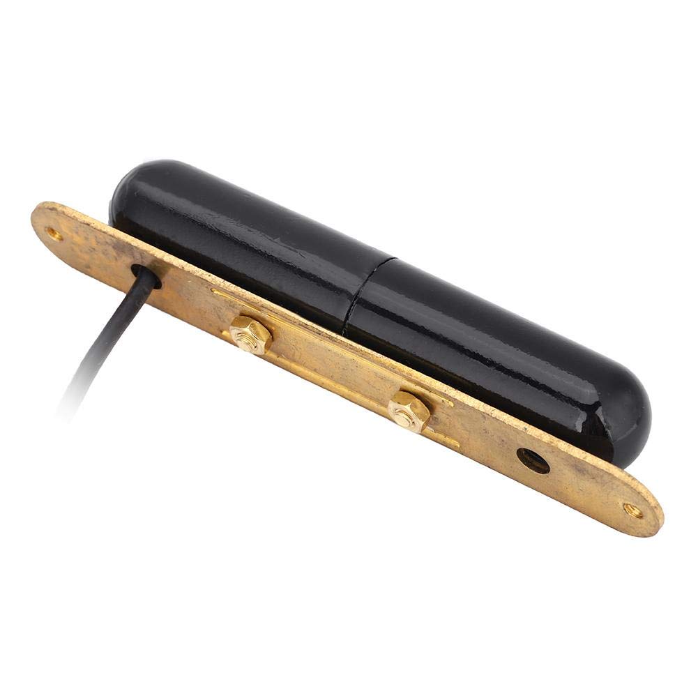 Electric Guitar Pickup, Alnico V Magnet Lipstick Tube Pickup Electric Guitar Single Coil for Guitar(Black)