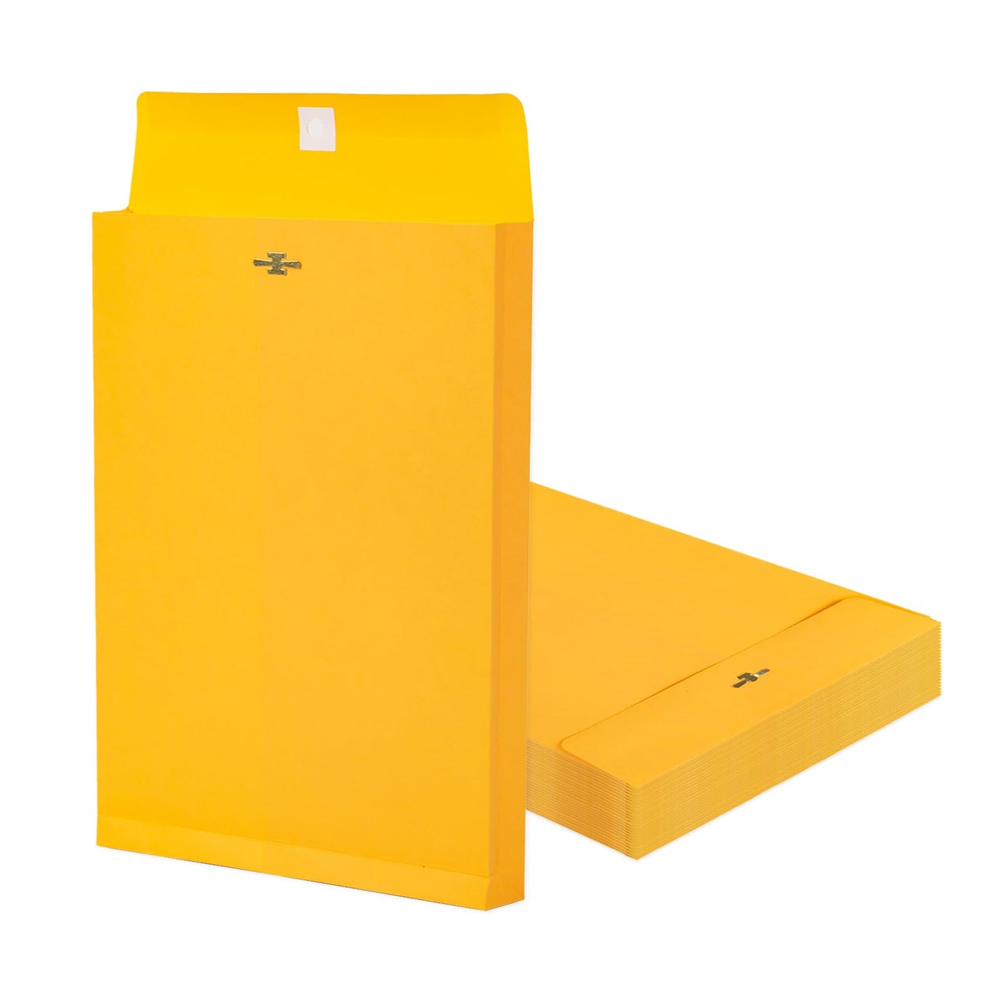 9x12 Expandable Clasp Envelopes 25 Pack, Goefun 180 GSM Heavyweight Large Kraft Manila Envelopes Expansion Mailer, for Home Office Business Storage and Organizing, with Extra-Large Capacity