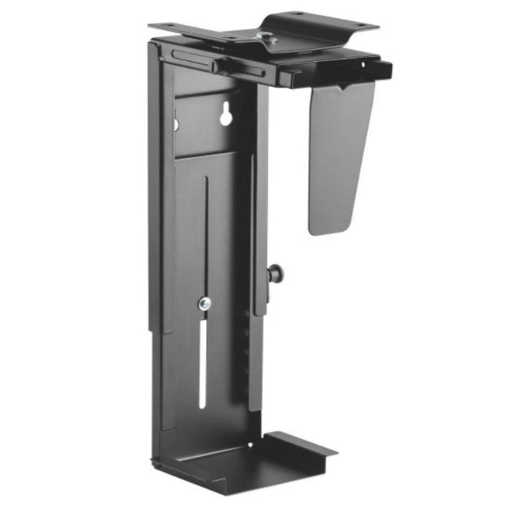 PrimeCables Under Desk Computer Mount, Most CPU Wall/Under Desk PC Tower Mount Heavy Duty Steel Computer Tower Stand, Secure Fit, 360° Swivel (Adjustable for 3.46-7.99" Width, 1.81-20.94" Height)