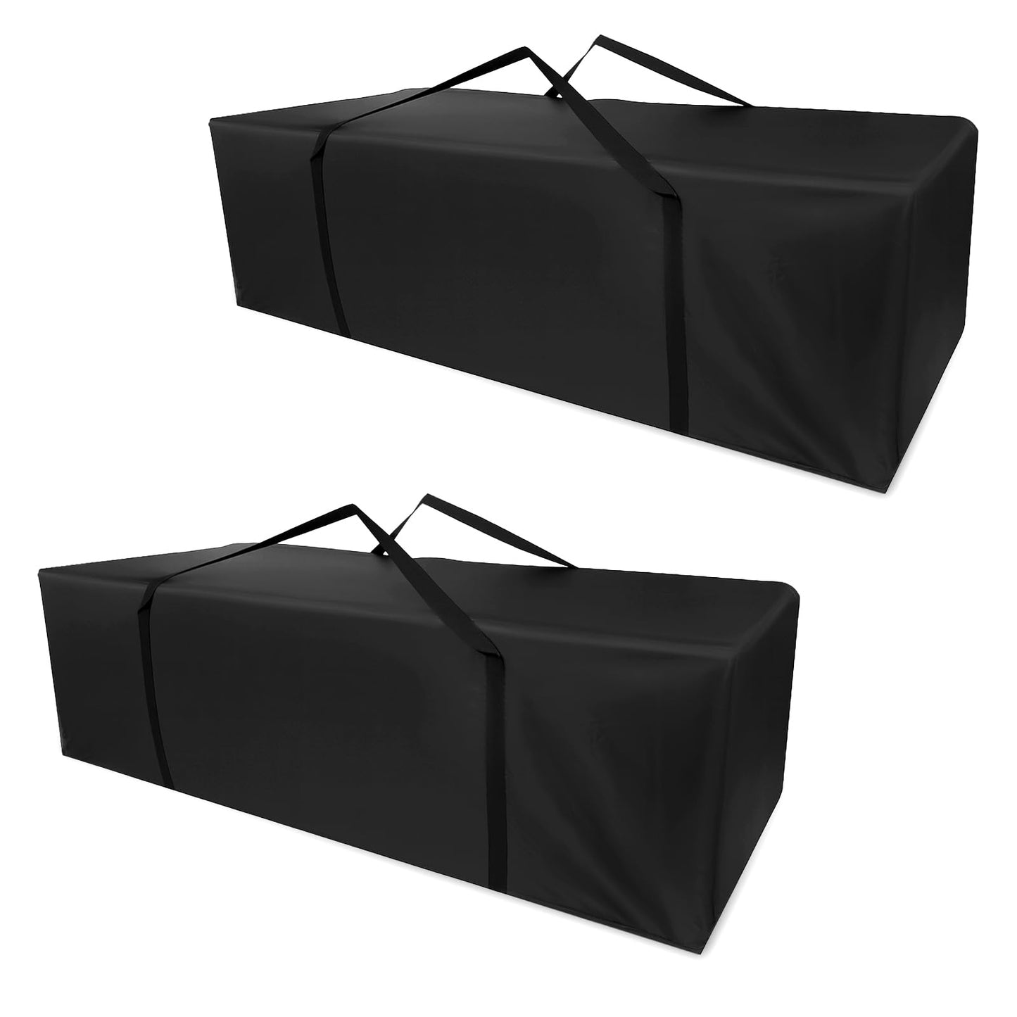 2pcs Extra Large Cushion Storage Bag, 68x30x20 Inch Waterproof Outdoor Storage Moving Bag with Handles Protective Zipper Furniture Organization Wrapped Supply for Patio Outdoor Home
