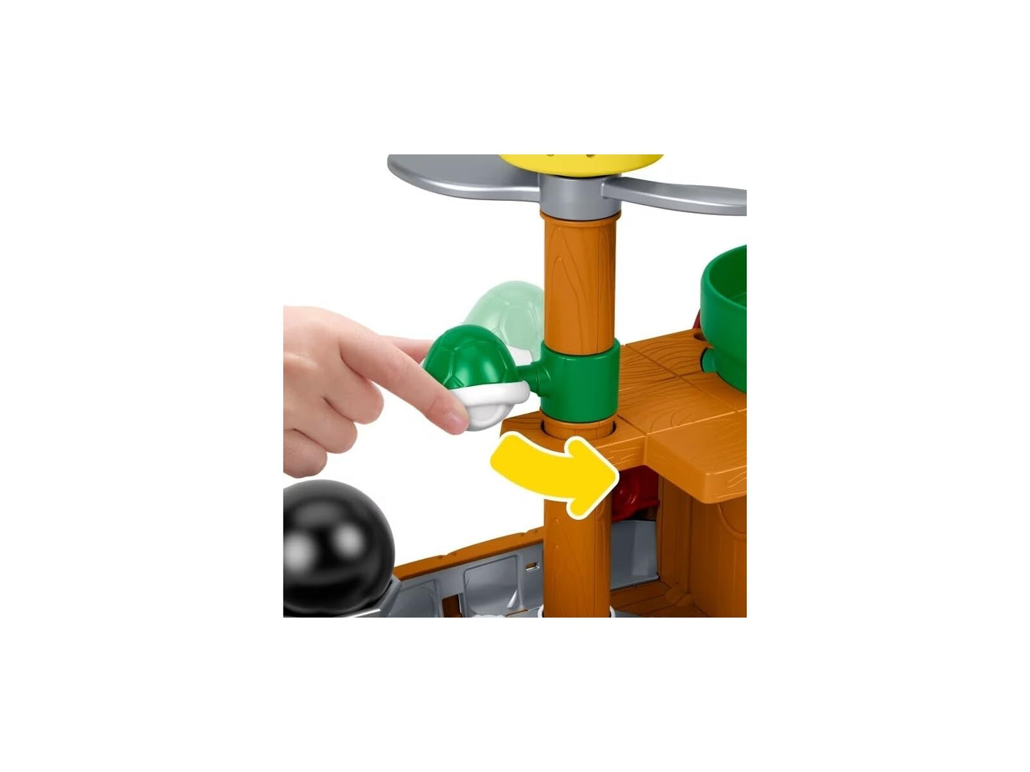 Fisher-Price Little People Toddler Toy My Mario Bowser’s Airship Playset with Figure for Preschool Pretend Play Kids Ages 18+ Months