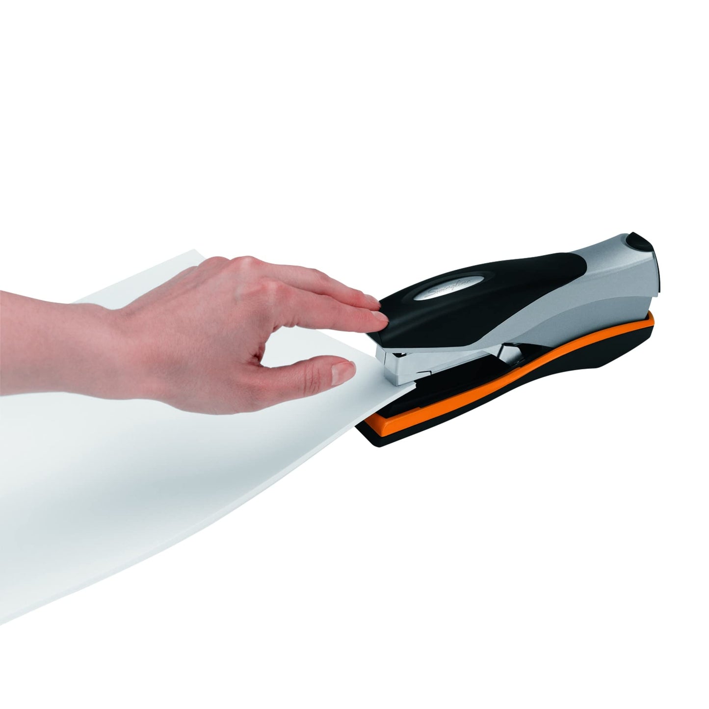 Swingline Optima 40 Reduced Effort Stapler, 40-Sheet Capacity, Silver/Multicolour
