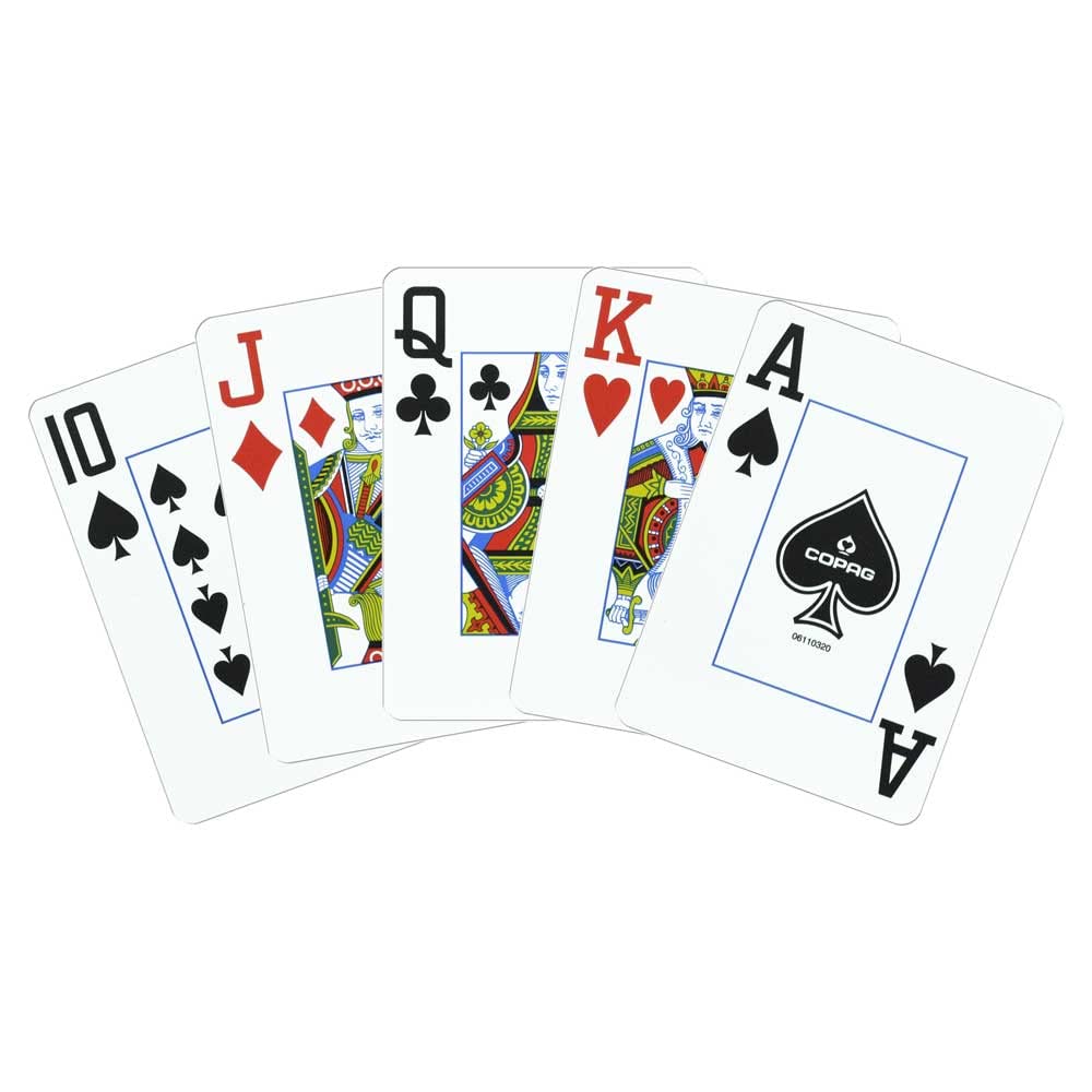 Copag Poker Size Jumbo Index 1546 Playing Cards (Black Gold Setup)