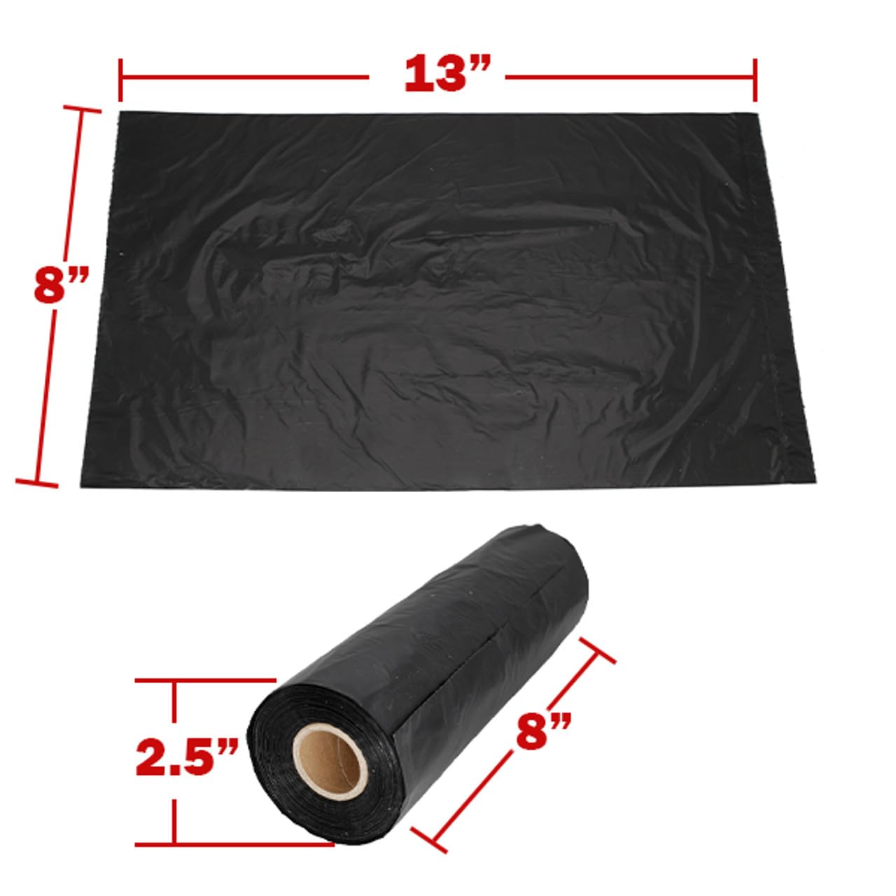 Zero Waste USA 2,000 Premium Dog Waste Station Refill Roll Bags - Guaranteed to fit any commercial roll bag dispenser (10 rolls of 200 bags)