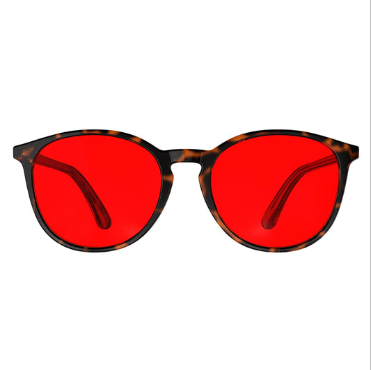 Bloomoak 99.9% Blue Light Blocking Glasses, Gaming Retro Round Glasses, Relieve Eye Fatigue and Improve Sleep, Suitable for Screens/Games/TVs