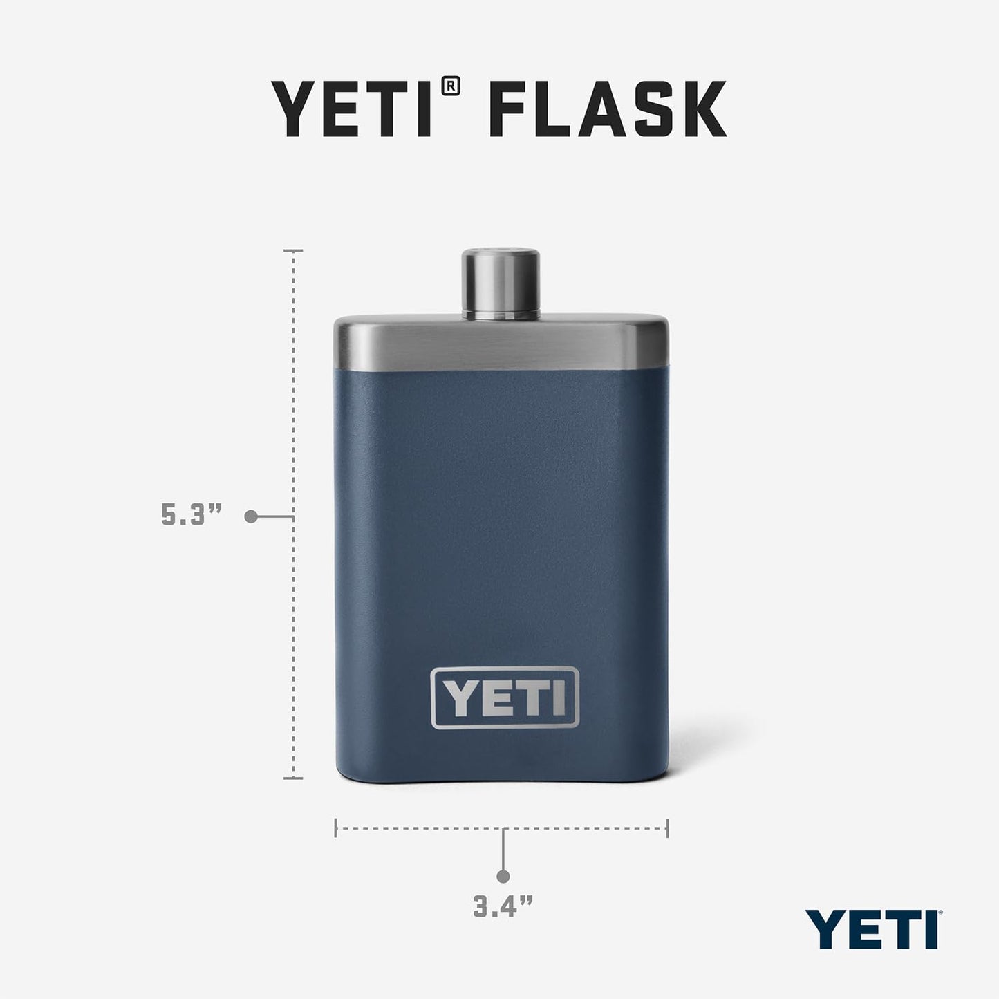 YETI 7 oz Flask and Funnel, Black