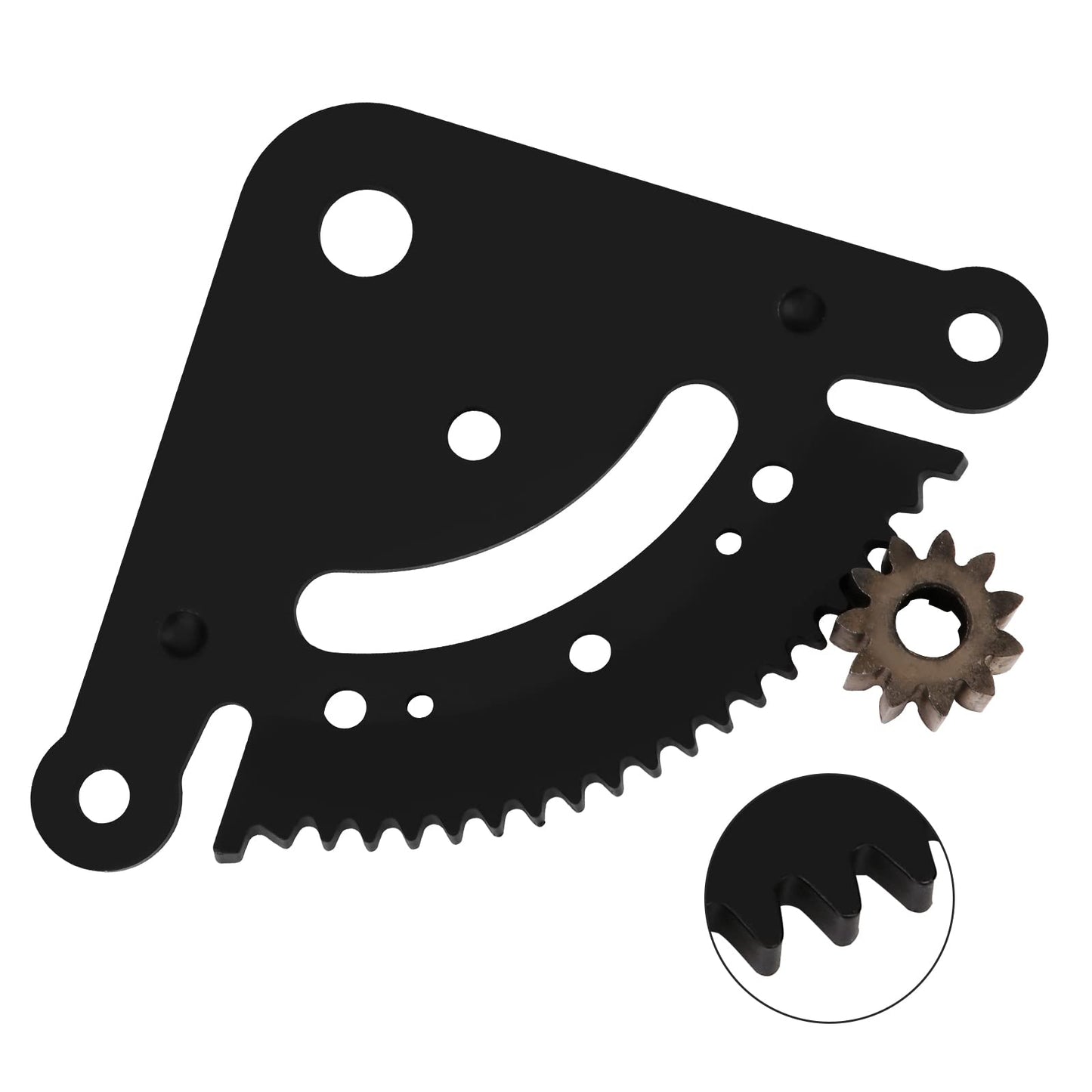 19 Teeth Steering Sector Gear Kit Compatible with John Deere Lawn Tractor John Deere D100 D105 D110 D120 D125 D130 D140 D150 D160 D170 with Pinion Gear & Bushing, Direct Replace