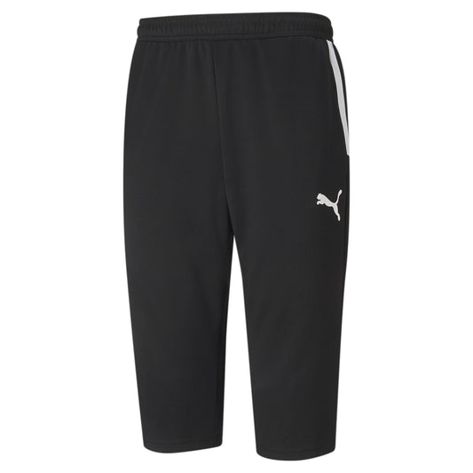 PUMA Men's Teamliga 3/4 Training Pant, Puma Black-puma White, Medium