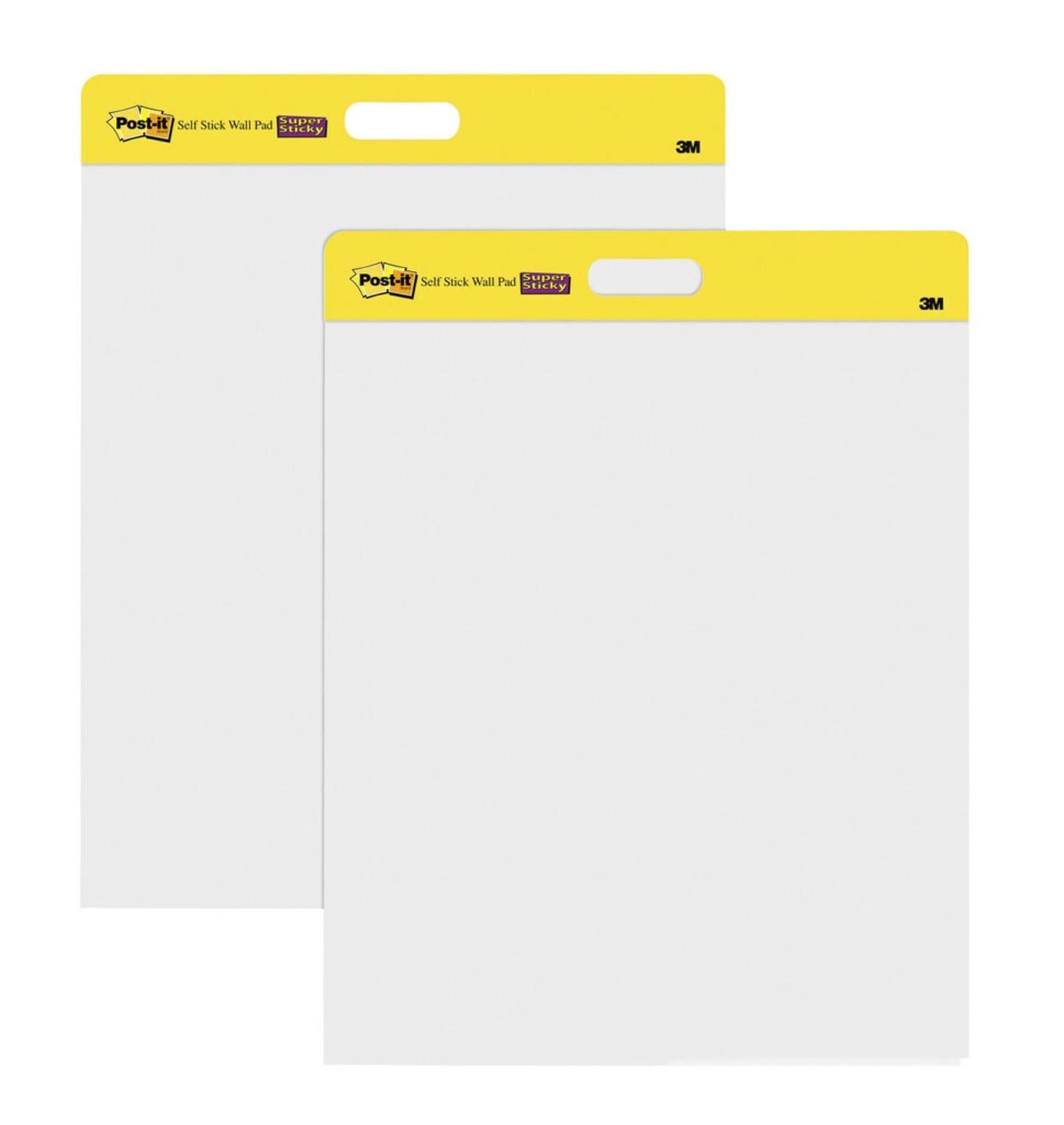 Post-it Wall Pad with Command Strips, 20 x 23-Inches, White, 20-Sheets/Pad, 2-Pads/Pk