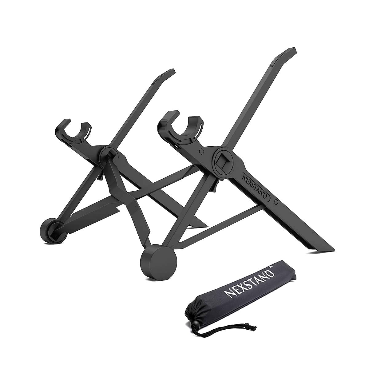 NEXSTAND K2 Laptop Stand for Desk, 8-Levels Adjustable Height Ergonomic Laptop Riser, Ventilated Computer Stand Holder Compatible with MacBook Air Pro, Dell, 10-17” Laptops