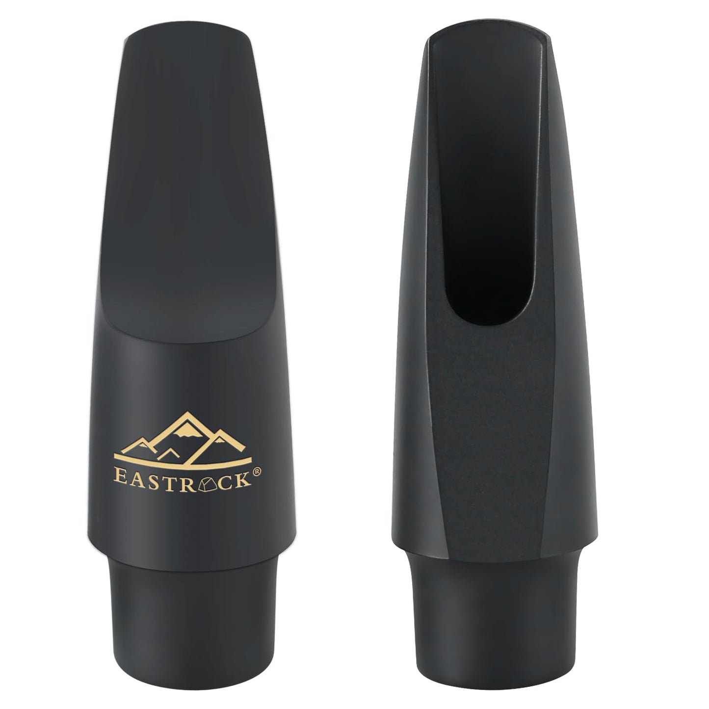 EASTROCK Alto Saxophone Mouthpiece Kit-includes Metal Ligature, touchable Cap for Alto Saxophone, cushion pads, Velvet bag