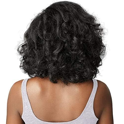 Sensationnel Synthetic Instant Weave Curls Kinks&Co Half Wig - BOSS LADY (1B Off Black)