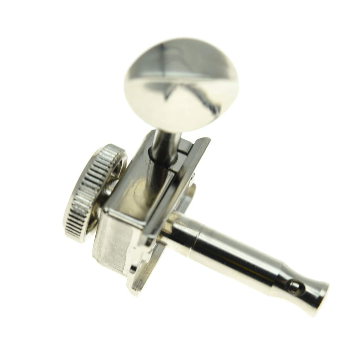 KAISH 6 Inline Guitar Vintage Style Locking Tuners Guitar Tuning Keys Guitar Lock Machine Heads for Strat Tele Nickel