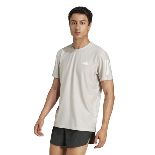 adidas Men's Own The Run T-Shirt, Wonder Alumina, X-Large