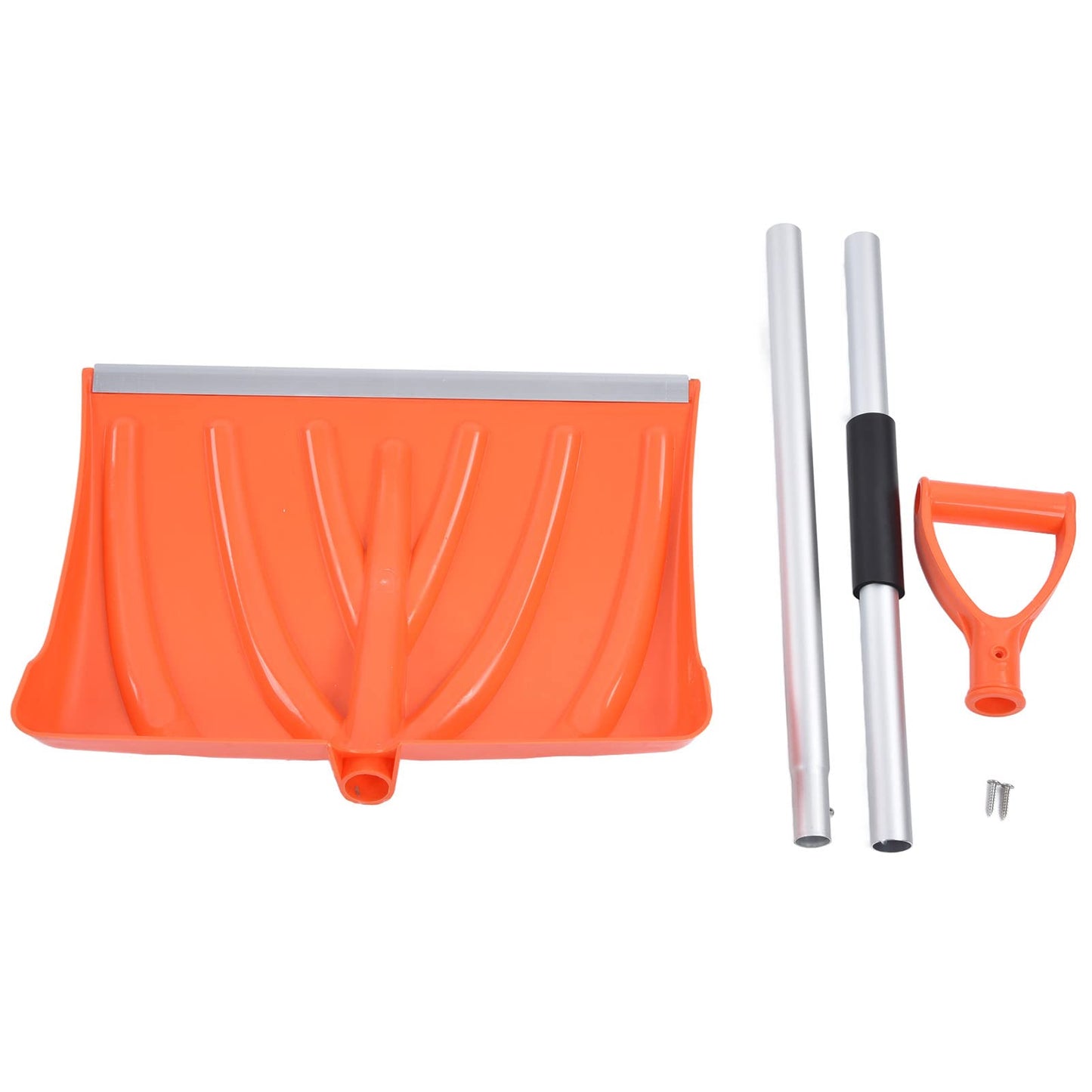 Snow Shovel, Metal Snow Shovel D Shaped Handle Detachable Assemblable Compact Practical Large Capacity Wearable Super Snow Scoop for for Sand