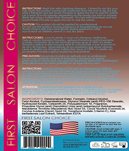 Brazilian Keratin Chocolate Strong+ 32 FL OZ Kachita Spell 1 Litre Black Edition Made in USA