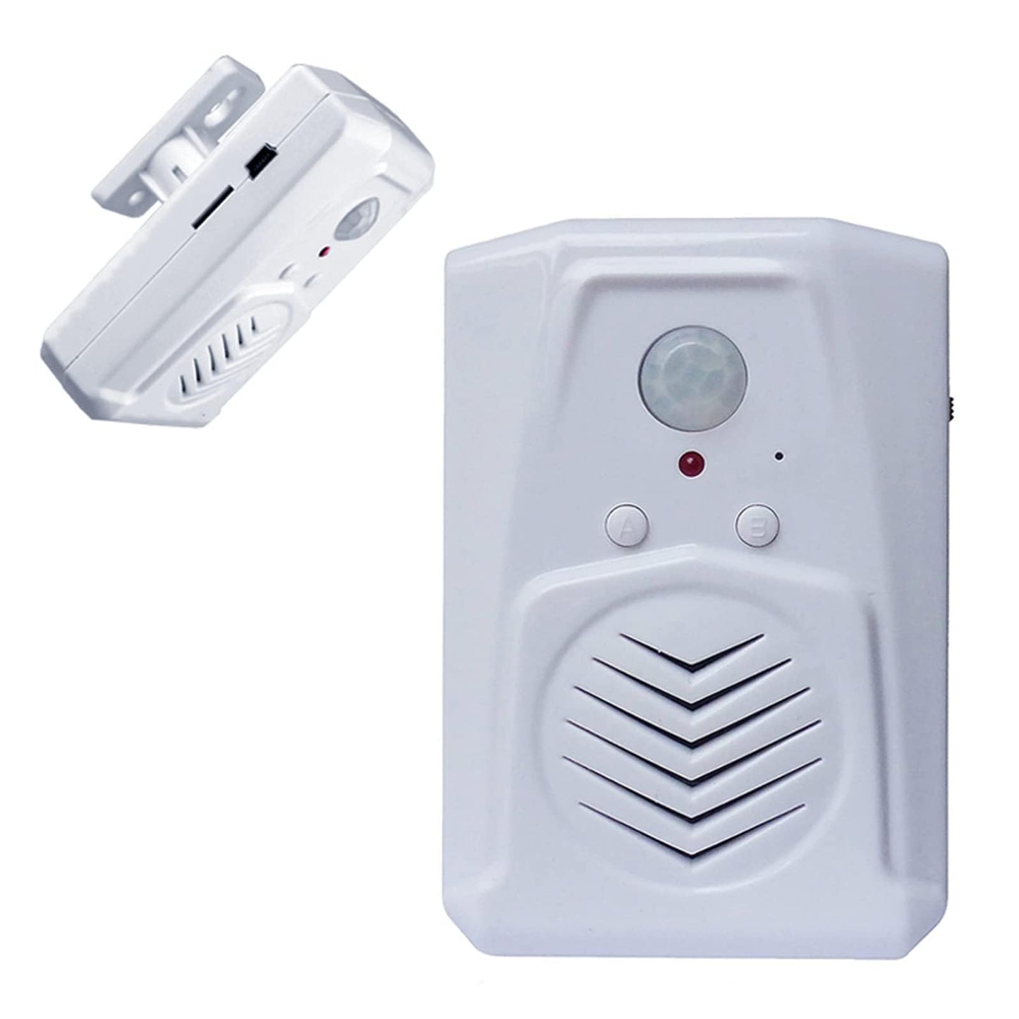 XYszpcgs PIR Motion Sensor Activated Sound Player Speaker with USB Cable, Download Your own MP3 Audio Files to Play Speech, Music or Sound Effects (White)