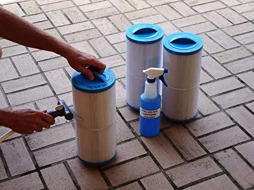 Aqua Comb Spa Filter Cartridge Spray Cleaner Tool