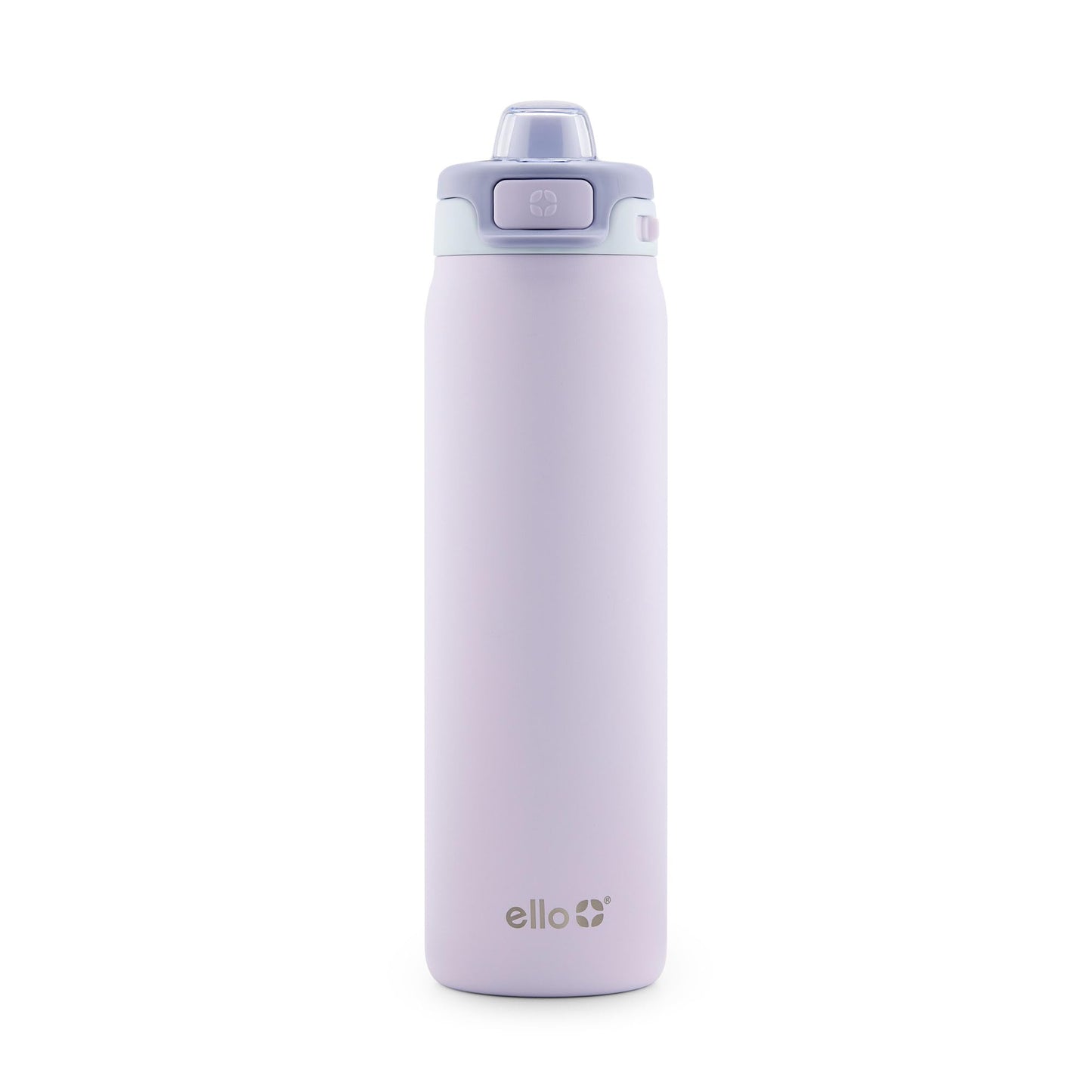 Ello Pop & Fill 22oz Stainless Steel Water Bottle with QuickFill Technology, Double Walled and Vacuum Insulated Metal, Leak Proof Locking Lid, Sip and Chug, Reusable, BPA Free, Aurora