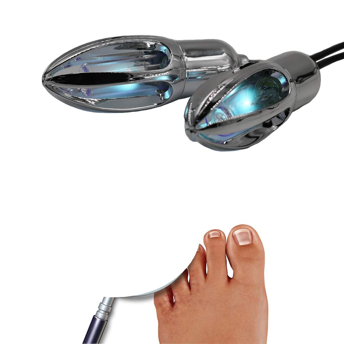 10W Black Ultraviolet Shoe Deodorizer, Foot Germicidal Electric Light,Shoe Sanitizer Boot, Glove Foldable Design for Hats Shoes