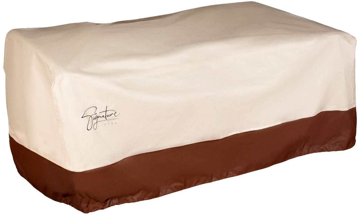 Signature Living Outdoor Waterproof Love Seat Sofa Cover, Durable 600D UV-Coated Polyester Outdoor Furniture Covers for All-Weather Protection (Large 90 inch)