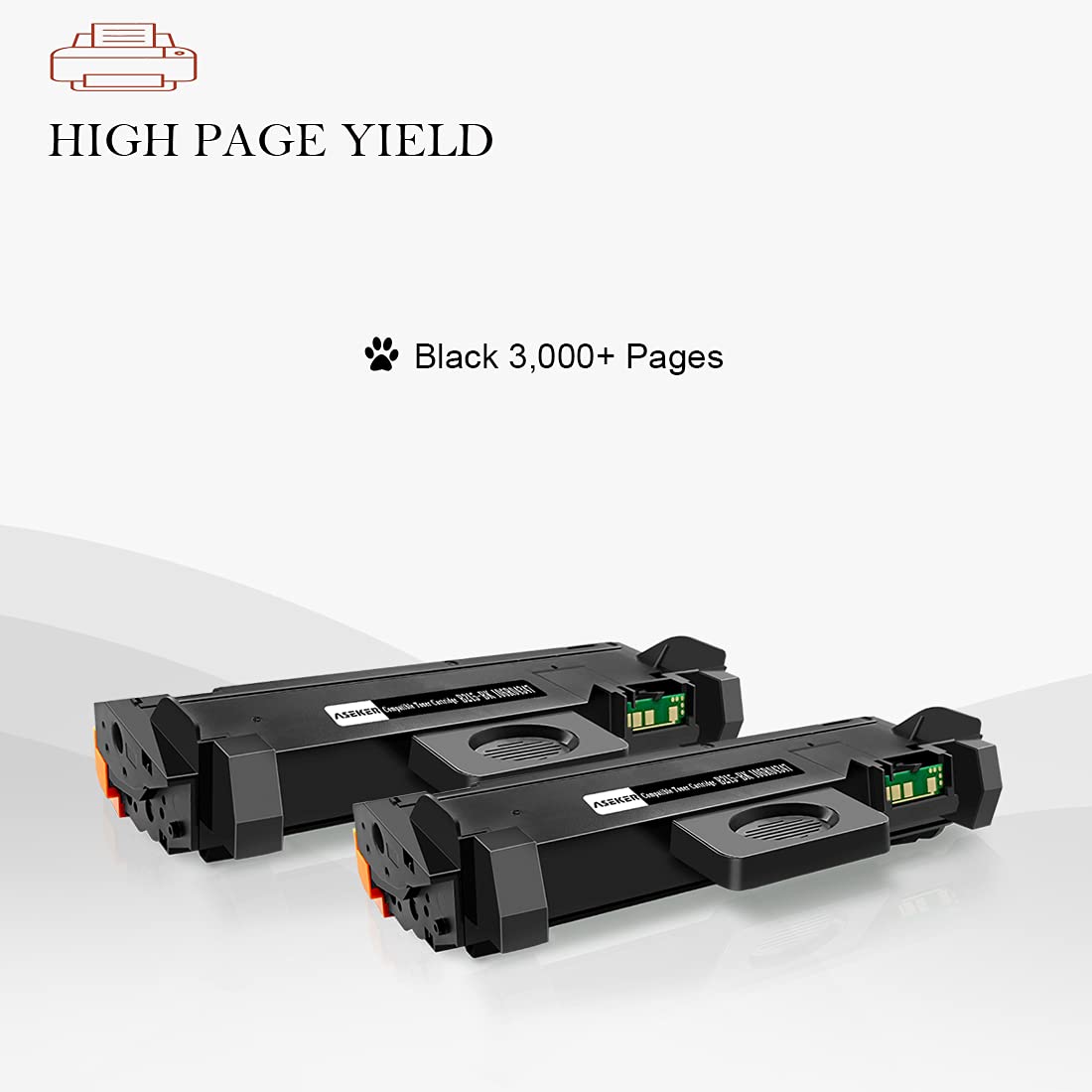Compatible B205 B210 B215 Toner Cartridge for Xerox B210 B210DNI B205 B205DNI B205MFP B215 B215DNI B215MFP Printer 3000 Pages 106R04347 (Black, 2-Pack)