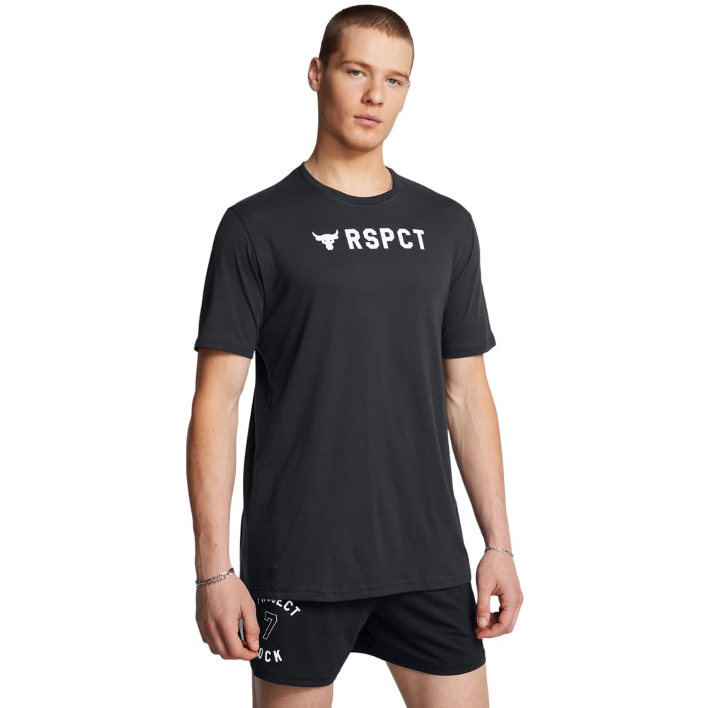 Under Armour Men's Project Rock Respect Short Sleeve T Shirt