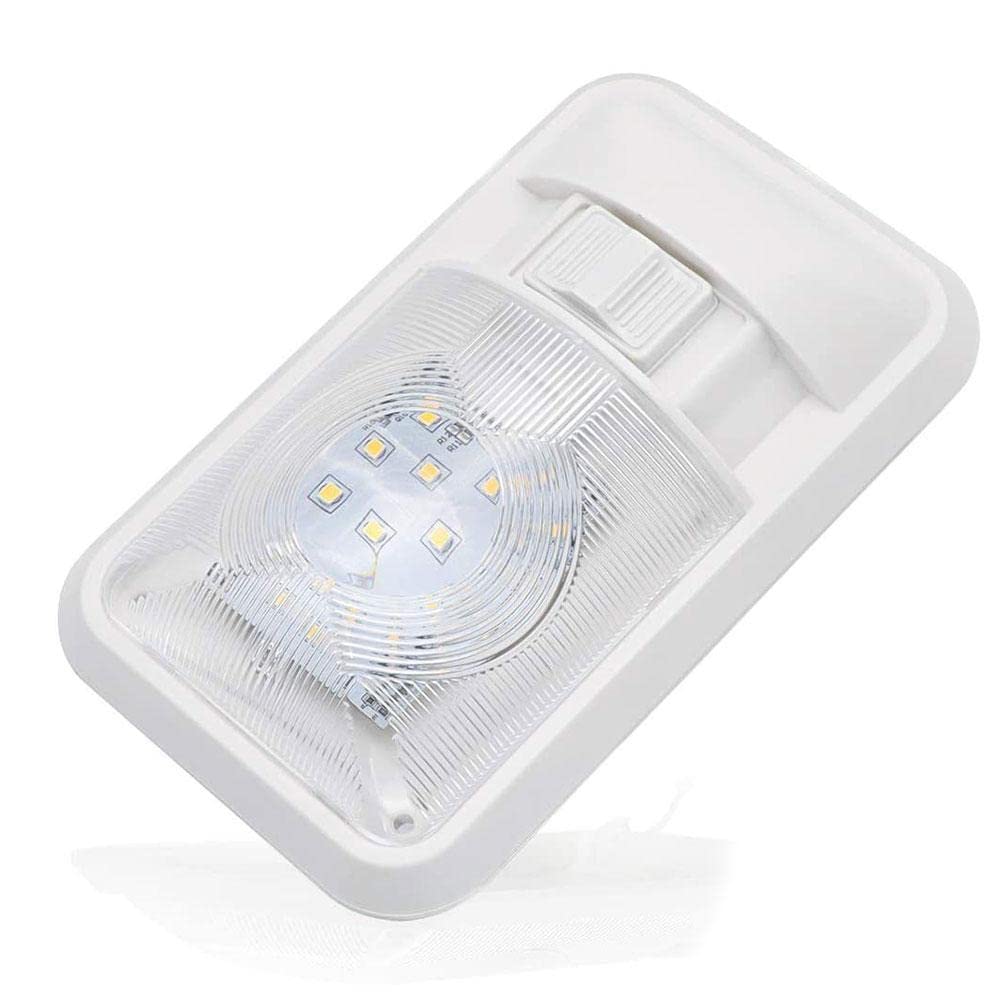 ANYPOWK 12 Volt LED RV LED Lights with ON/Off Switch - Daylight 6500K 3.5 W 400LM, Interior Lighting for RV Van Trailer Camper Boat - Pack of 4