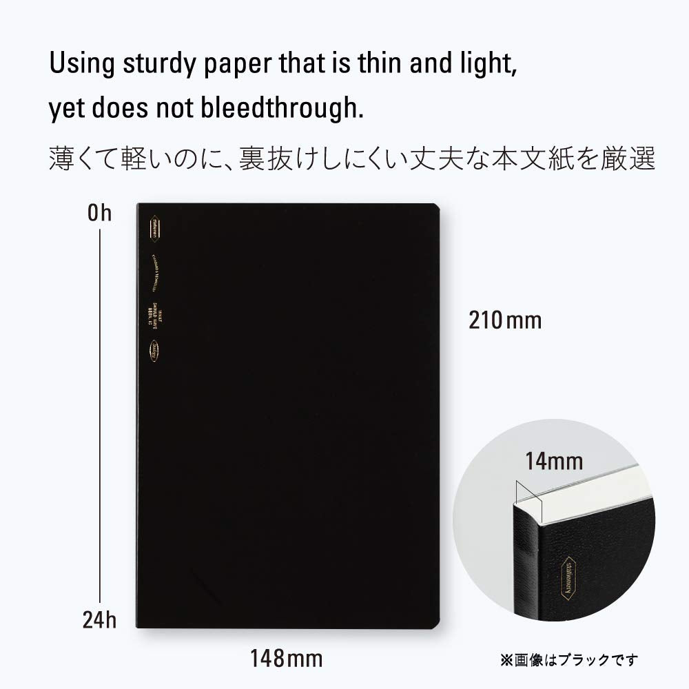 Nitoms S4106 STALOGY Notebook, A5, Squared, 365 Days Notebook, Blue