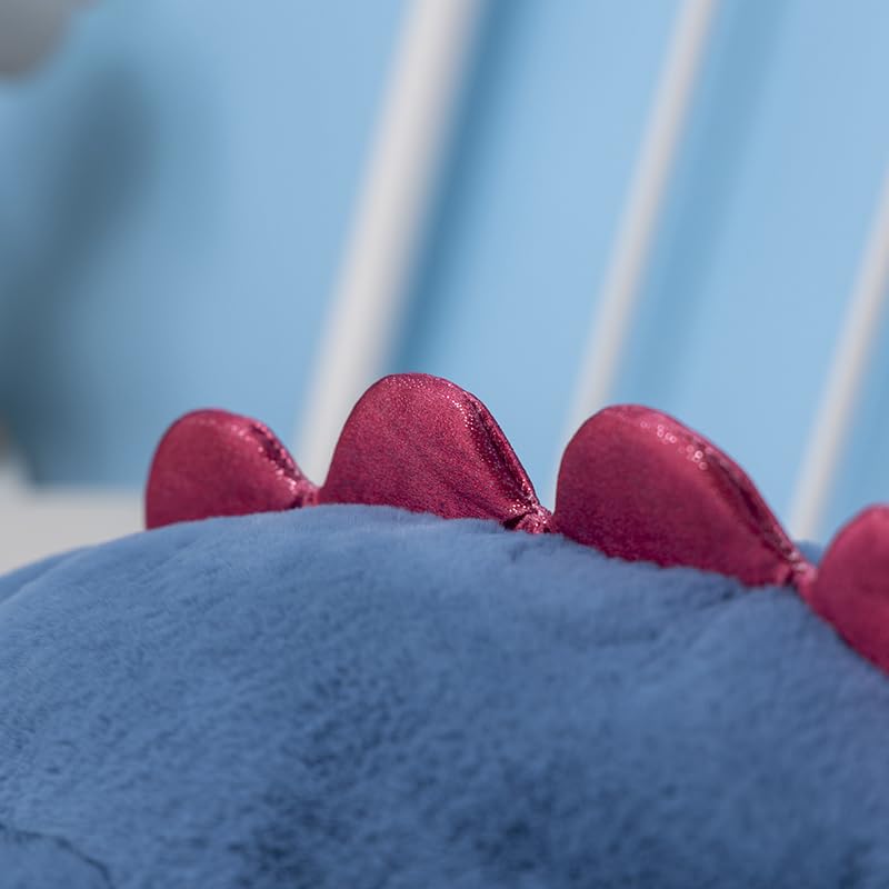 2.2Lbs Weighted Dragon Stuffed Animal, 27.6Inches Small Plush Dragon Toy for Kids, Pink White Green and Blue Available.Very Cute Plushie Dragon