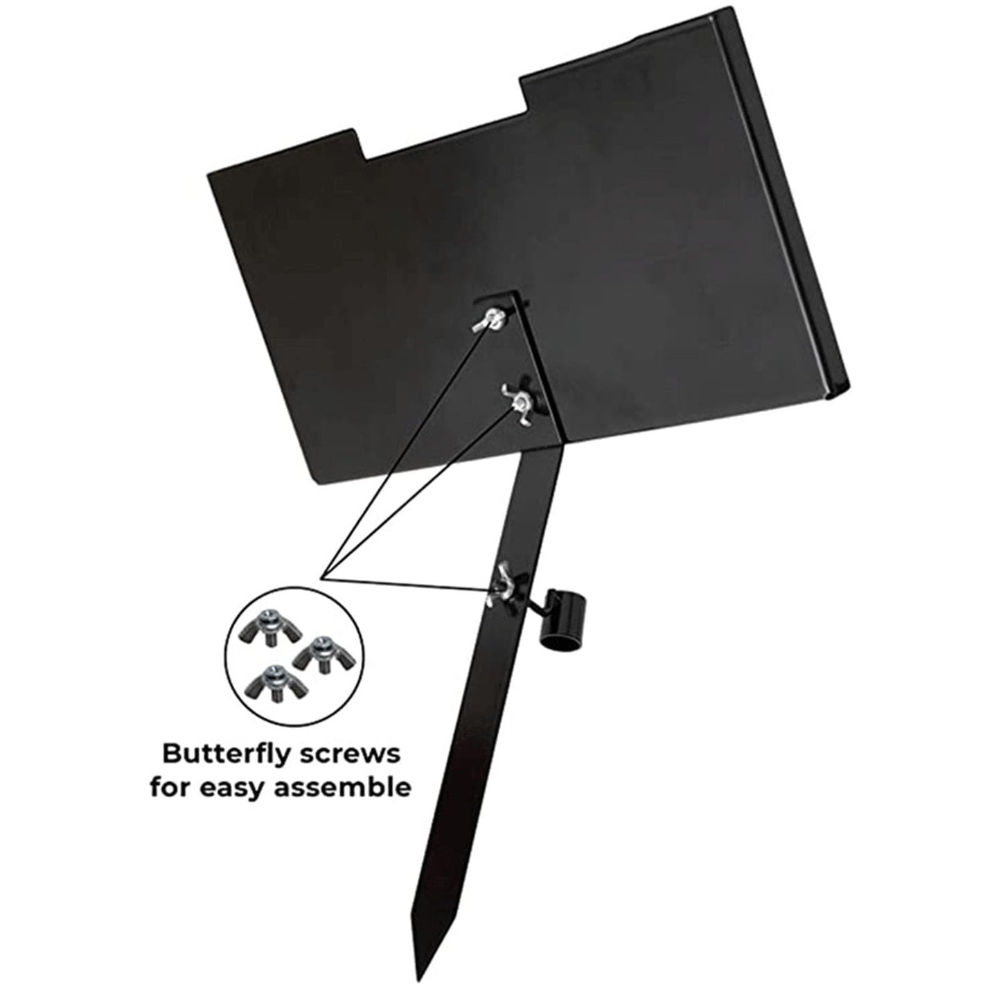Grave Marker Stand, Memorial Stones Stand Heavy Duty Iron Memorial Stones Stand for 6X 12 Stones Memorial Stakes Cemetery Grave Plaque Stake for Loved One, Pets