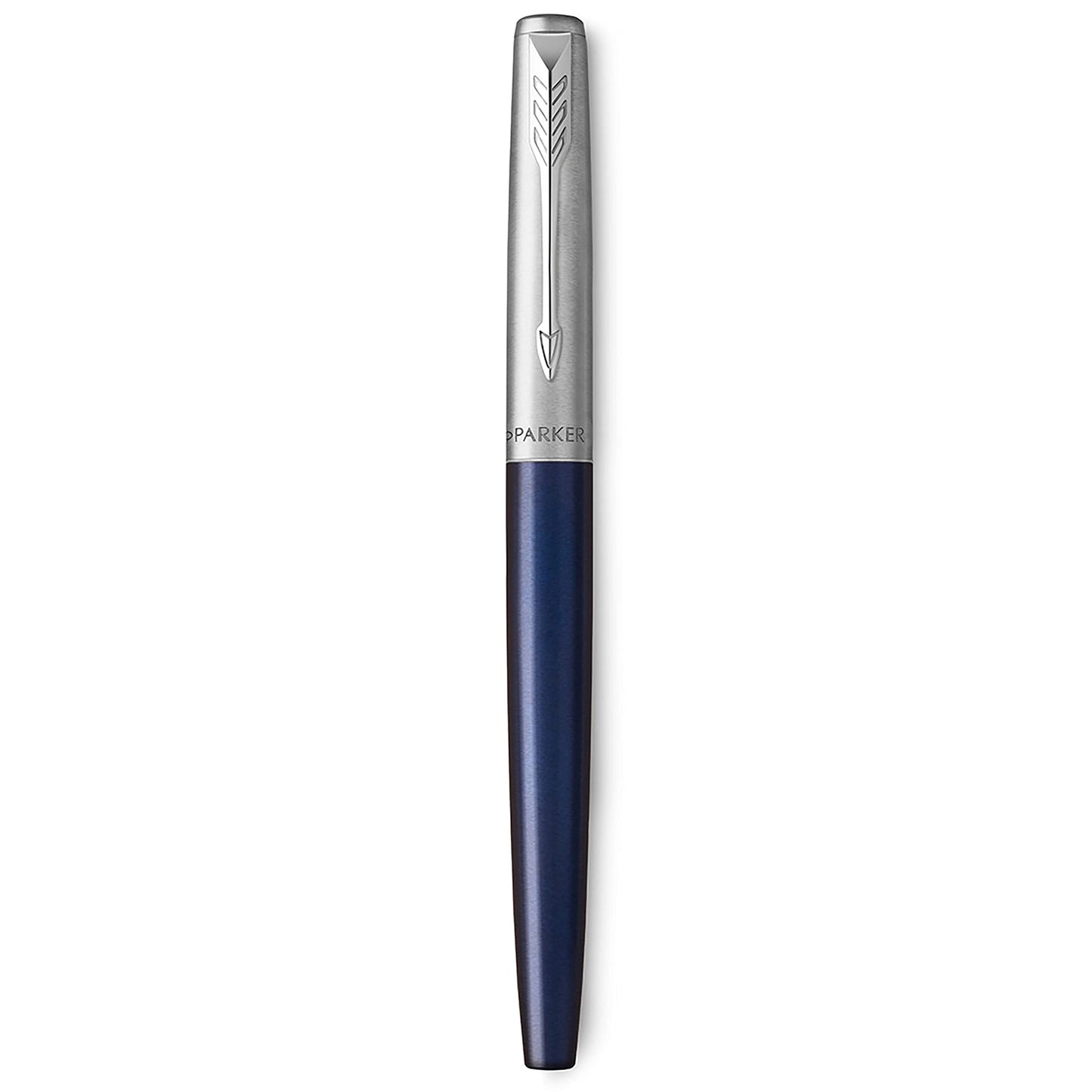 PARKER Jotter Fullfederhalter, Metallschaft In Royal Blue, Federstarke M, Blaue Tinte, Inklusive Geschenkbox