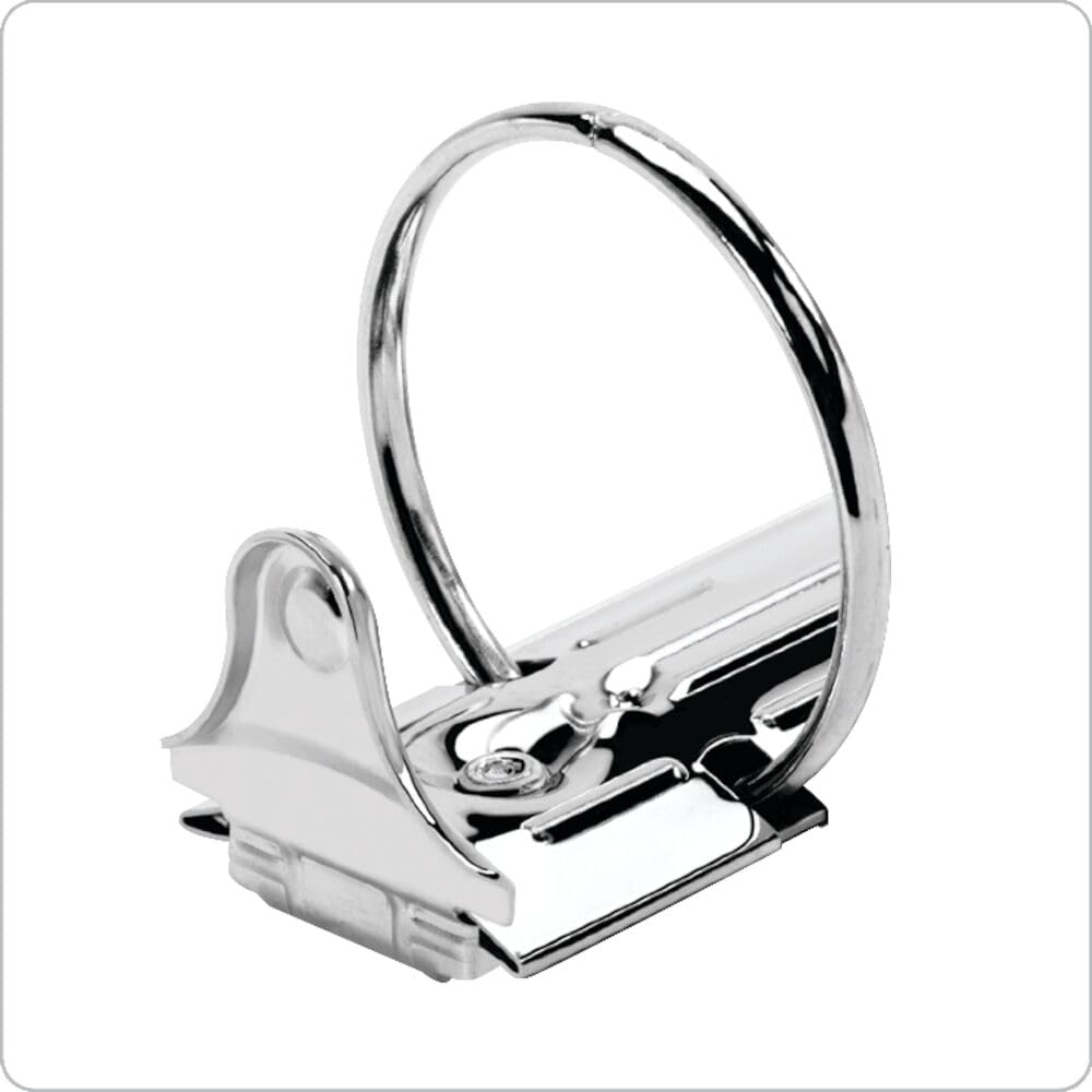 Cardinal Binders 3 Ring, 3 Inch Capacity, ClearVue Customizable Cover, White, Holds 625 Sheets, Eco-Friendly Recycled Board, Non-Stick PVC-Free, Back-Mounted Rings, 4-Pack for Office or School