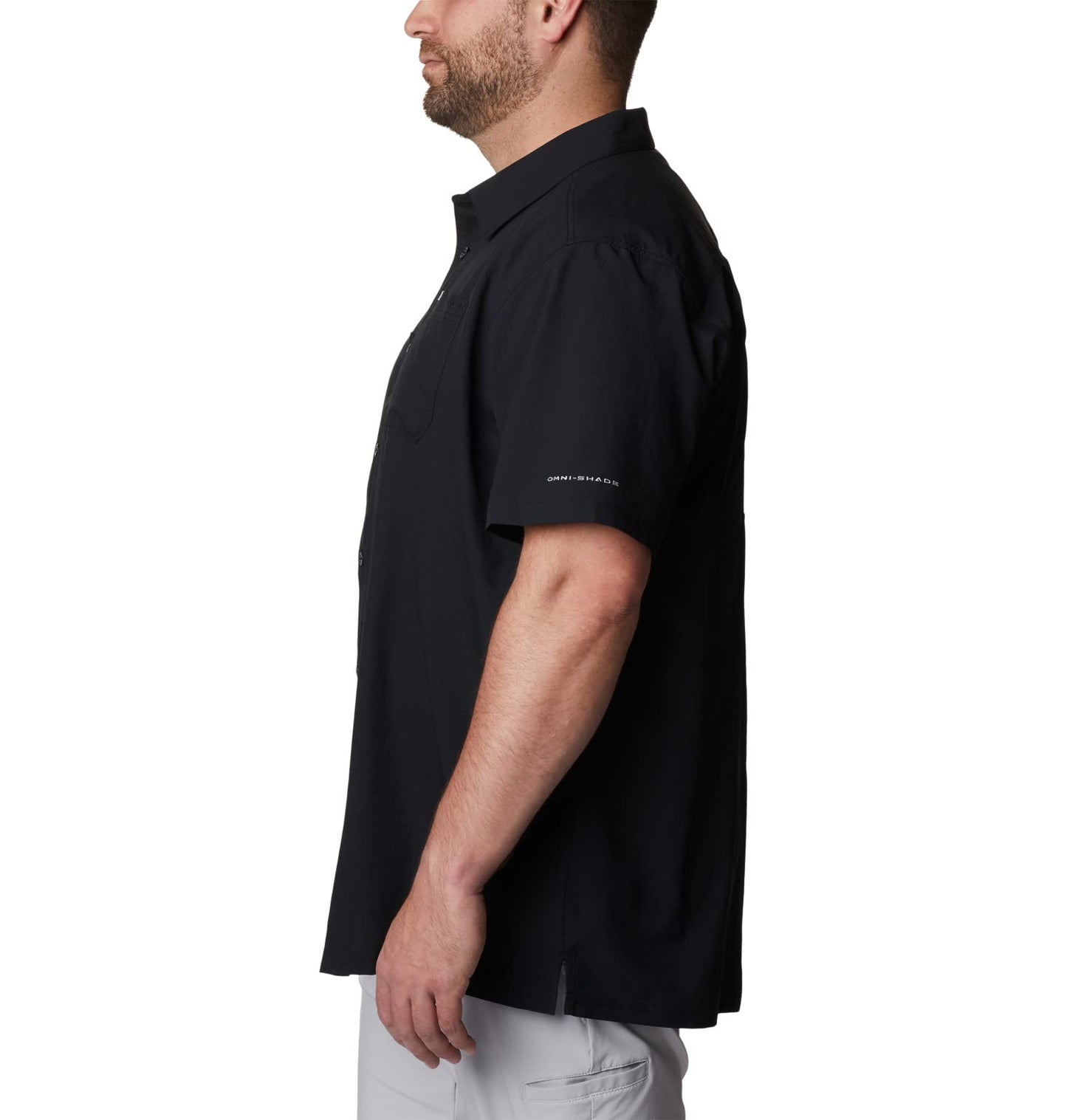 Columbia Men's Slack Tide Camp Shirt, Black, XX-Large