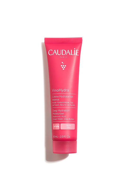 Caudalie VinoHydra Deep Hydration Moisturizer - Hyaluronic Acid & Organic Shea Butter for Hydrated Skin