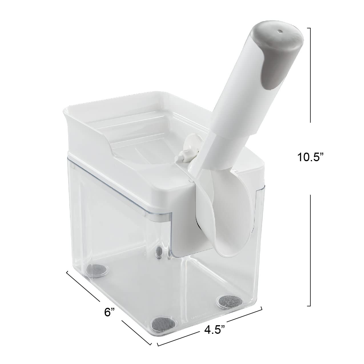 Leifheit Cherry Stoner Remover, Stainless Steel Plunger, White