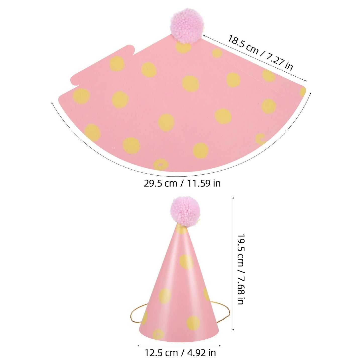 FOYTOKI 16pcs Birthday Hat Party Hats for Stuffed Animals Stuffed Cap Pastel Reusable Party Supplies for Celebrations and Festivals