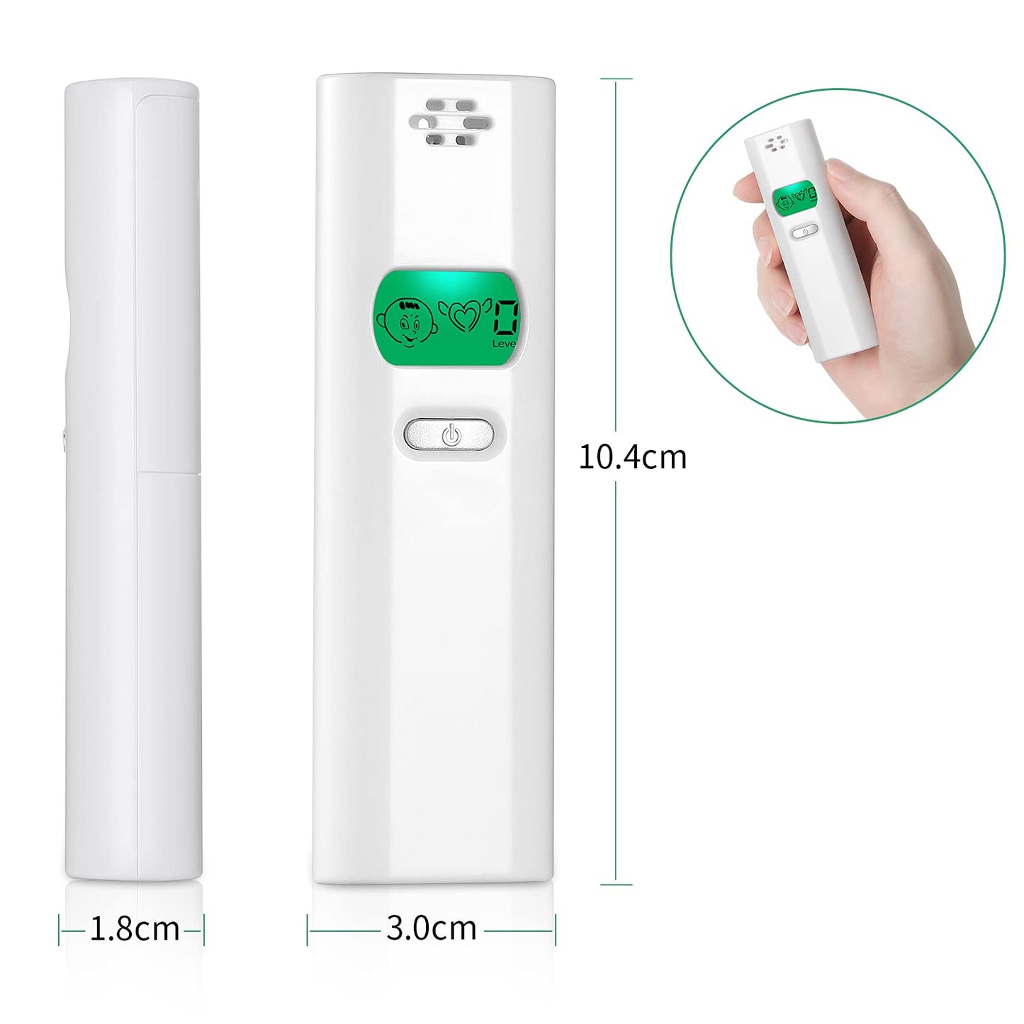 Bad Breath Tester Odor Breath Detector Professional Personal Bad Smell Checker Analyzer for Personal Oral Cavity Testing