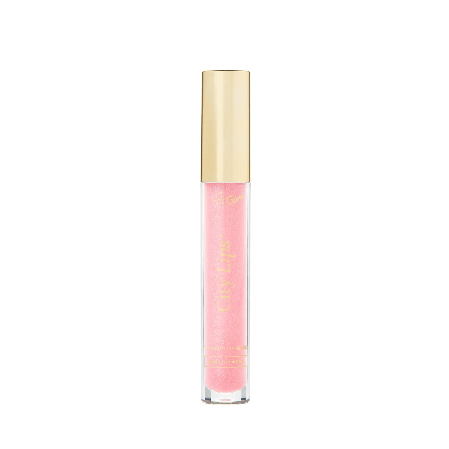 City Beauty City Lips Plumping Lip Gloss Tinsel Town - High-Shine Gloss for Fuller, Younger-Looking Lips | Hydrating & Smoothing Lip Treatment Hyaluronic Acid
