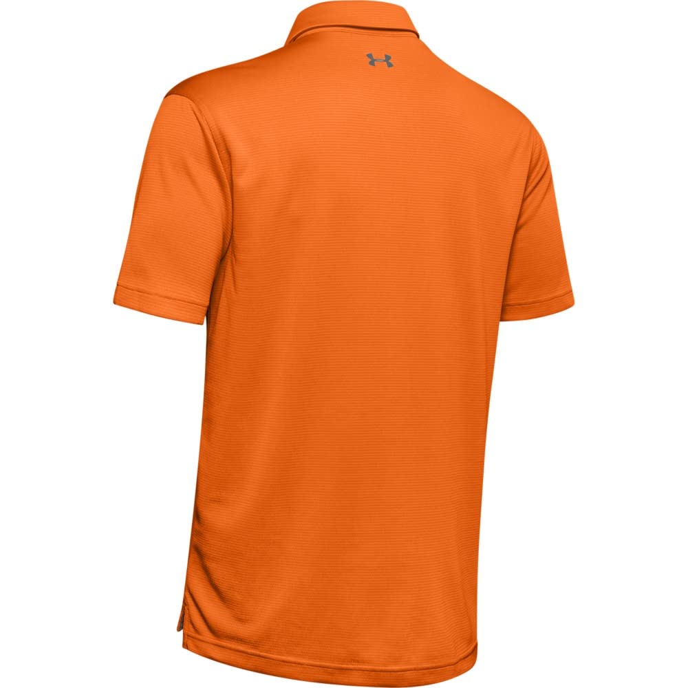 UNDER ARMOUR mens Tech Golf Polo ,Baroque Green (310)/Graphite,X-Small