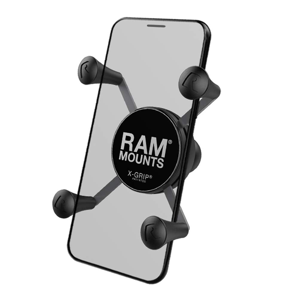Ram Mount Cradle Holder for Universal X-Grip Cellphone/iPhone with 1-Inch Ball - Non-Retail Packaging - Black