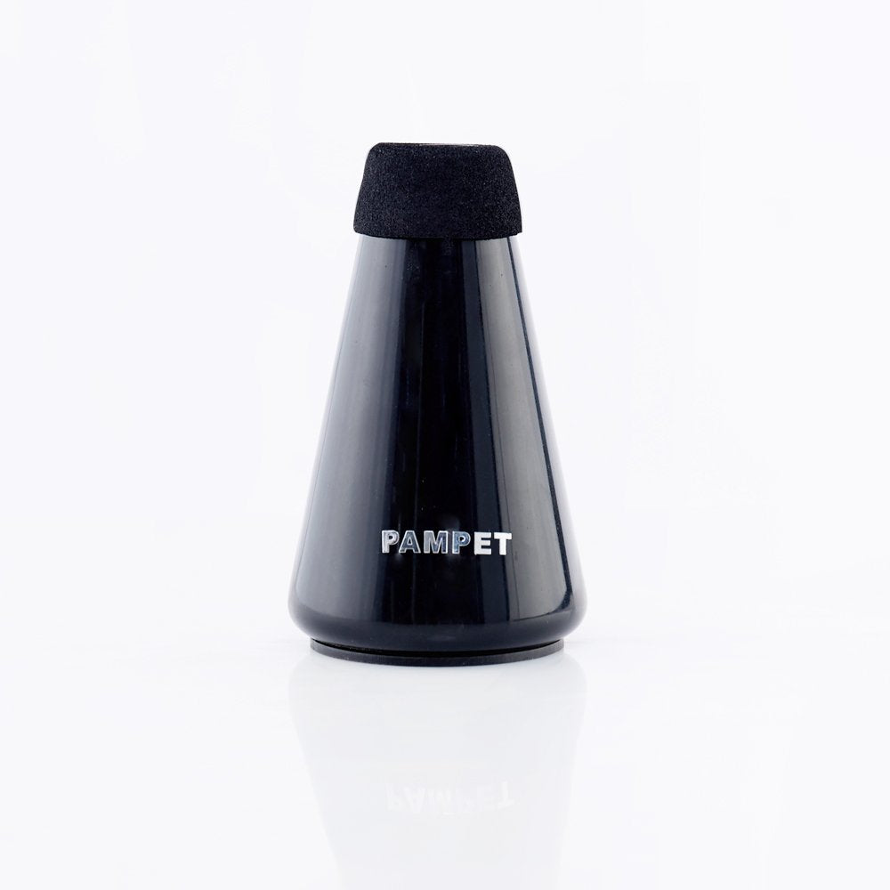 Pampet Lightweight Practice Trumpet Mute Silencer，Trumpet Straight Mute (Black)
