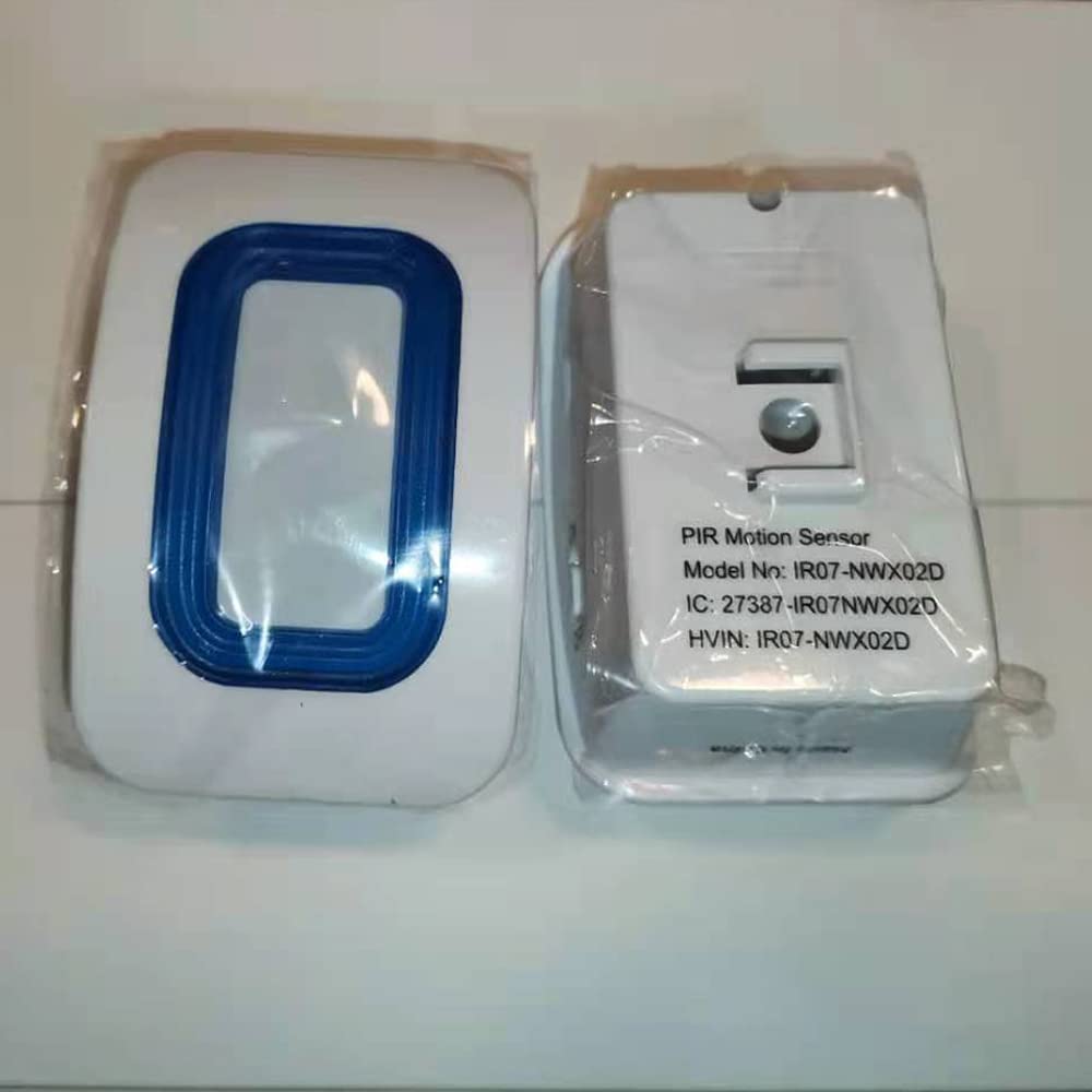 Caregiver Pager Motion Sensor Alert Room Bed Alarm and Fall Prevention for Home Elderly Kids with 1 Receiver and 1 Motion Detector