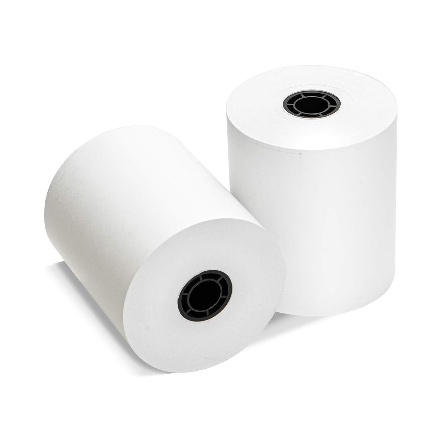 MilaMima 100 Rolls 2 1/4" x 60' Thermal Paper Rolls Fits All Credit Card Debit Machine Verifone Ingenico Square Clover Moneris TD Elavon Diameter 40mm Core 17mm 2.25 x 60 ft POS Cash Register Receipt