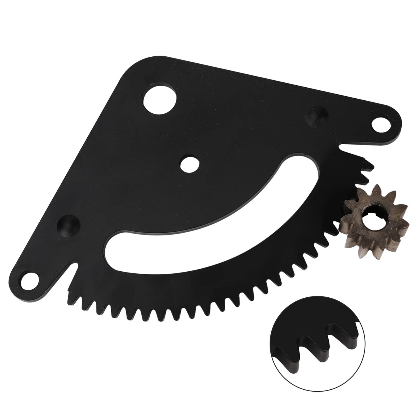 25 Teeth Steering Sector Gear Kit Compatible with John Deere Lawn& Garden Tractor L105 L108 L110 L111 L118 L120 L130 G110 with Pinion Gear, Direct Replace