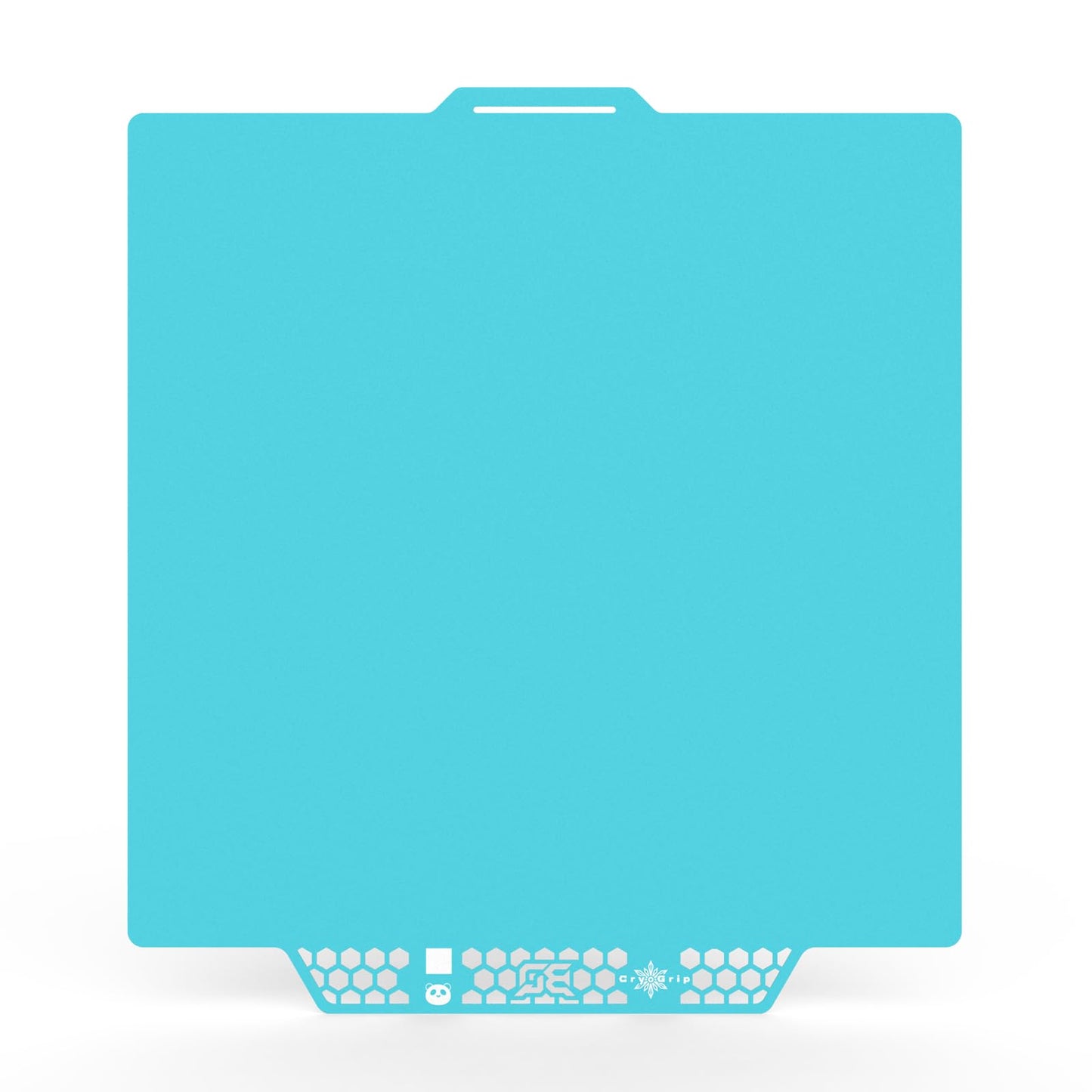 CryoGrip Pro Glacier for Bambu-Lab P1P/P1S/X1C/X1E/A1 3D Printers 257x257MM Panda BuildPlate Double Sided Fine Textured Spring Steel Sheet