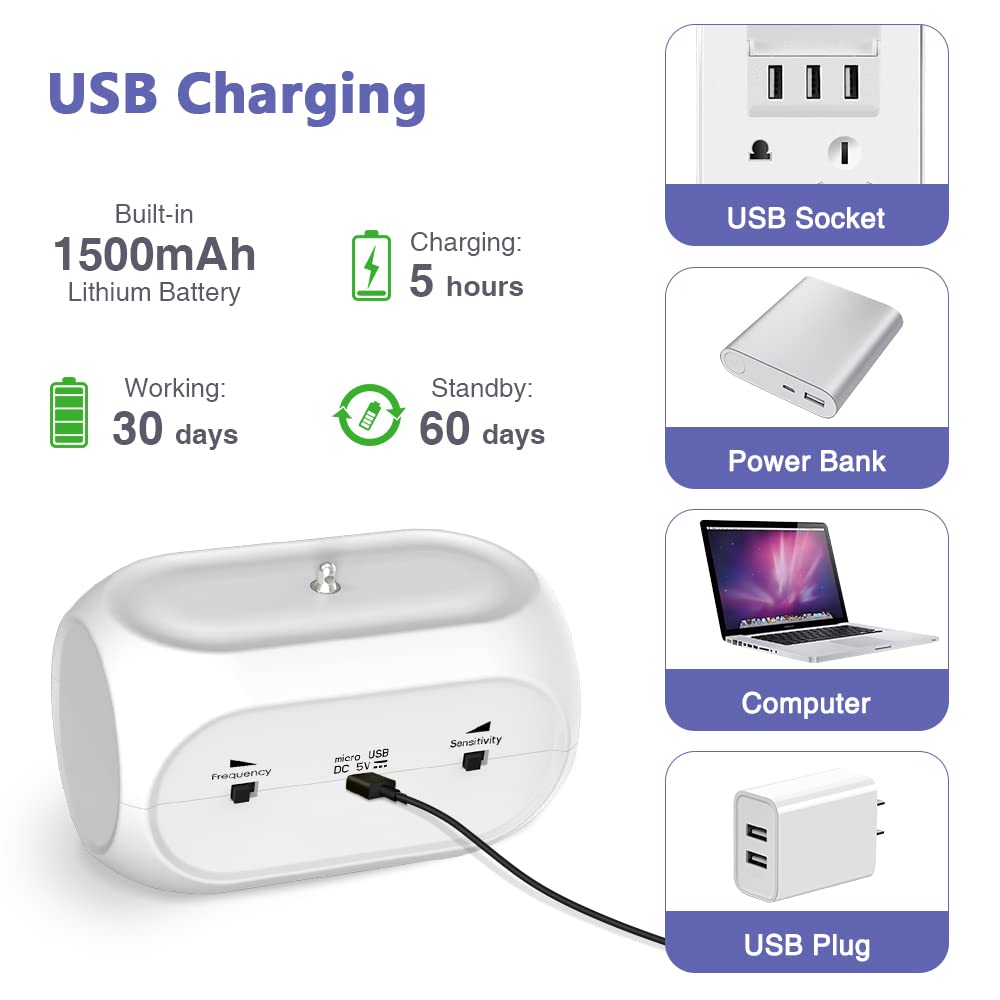 Automatic Dog Barking Control Devices, Upgraded 3 Levels Anti Barking Device for Dogs, Stop Barking Dog Device, Waterproof Rechargeable Barks Stopper for Puppy Small Medium Large Dogs