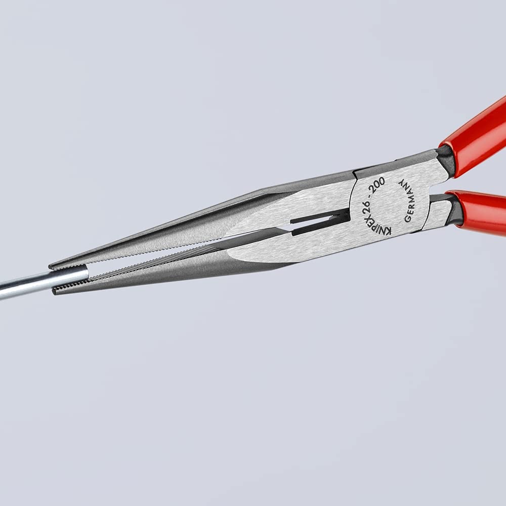 Knipex 2611200 8-Inch Long Nose Pliers with Cutter